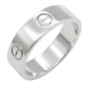 Cartier Love Ring, 18K White Gold, Silver, for Men and Women, B4084700